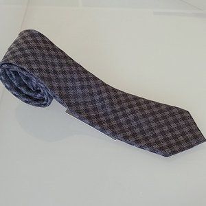 NWT J. Crew Ludlow Gray Check Wool Silk Neck Tie - Made In USA